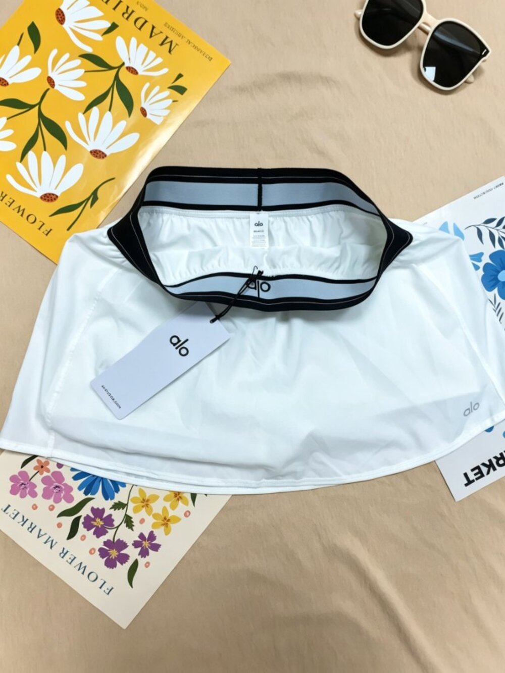 NWT☀️ALO Yoga Match Point Tennis Skirt🤍White - Picture 6 of 11